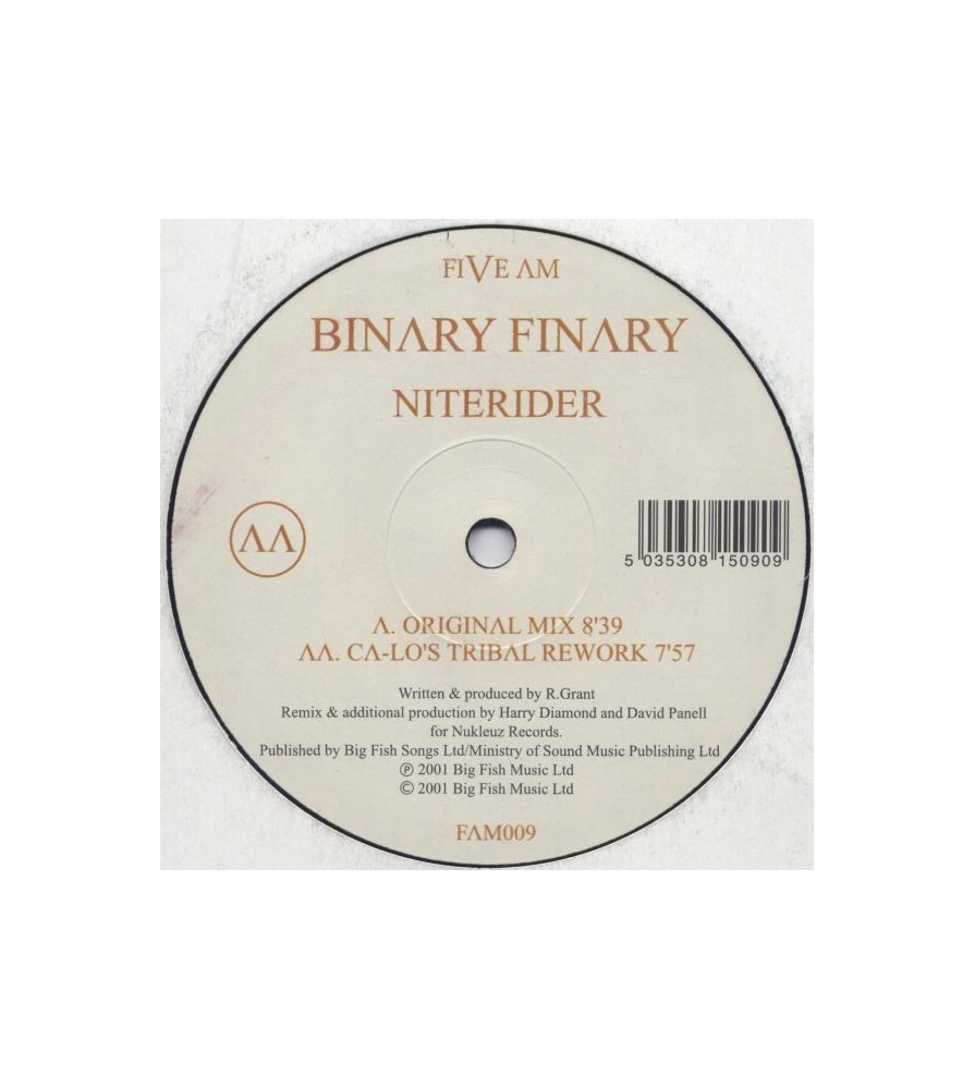 Binary Finary ‎– Niterider 