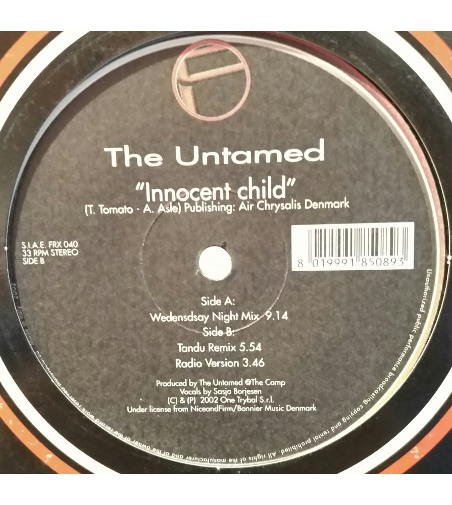 The Untamed ‎– Innocent Child 