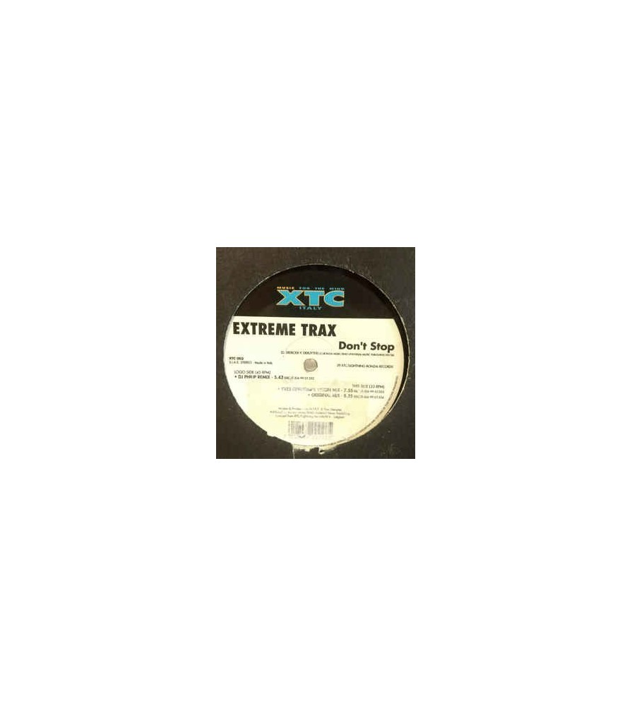 Extreme Trax ‎– Don't Stop