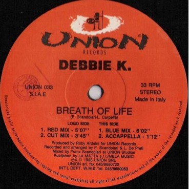 Debbie K – Breath Of Life 