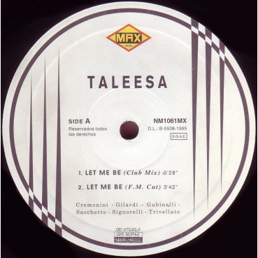 Taleesa – Let Me Be (MAX MUSIC)