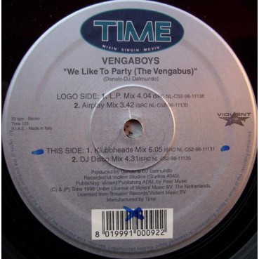 Vengaboys - We Like To Party (TIME RECORDS)