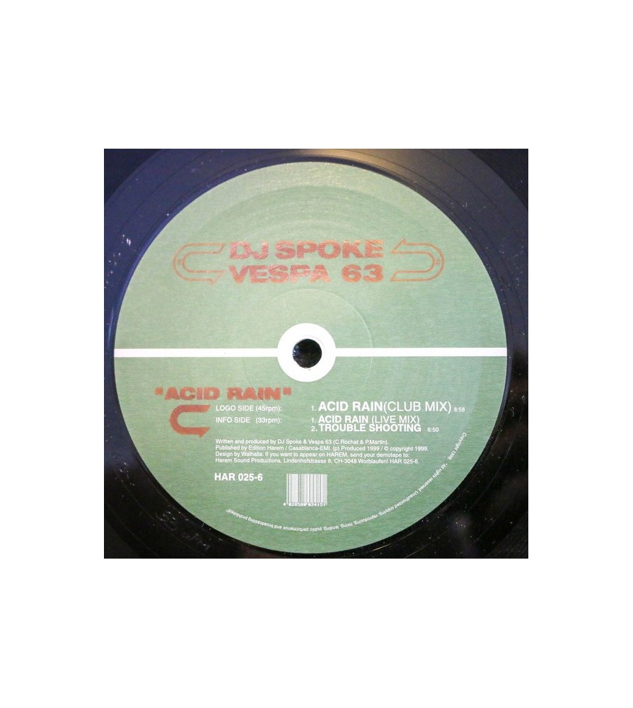 DJ Spoke vs. Vespa 63 ‎– Acid Rain