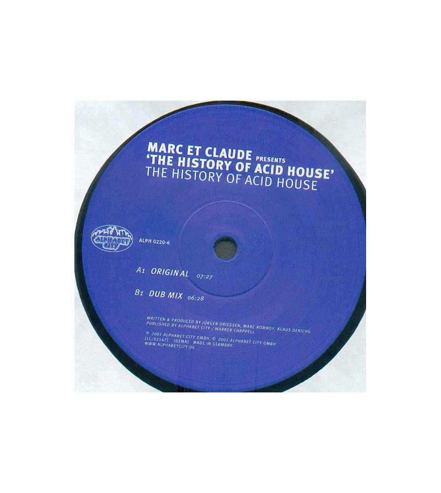 Marc Et Claude ‎– The History Of Acid House 