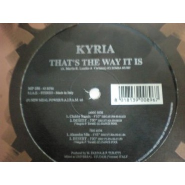 Kyria - That's The Way It Is(SUPERBUSCADO¡¡ COPIA IMPORT NUEVA ¡¡)