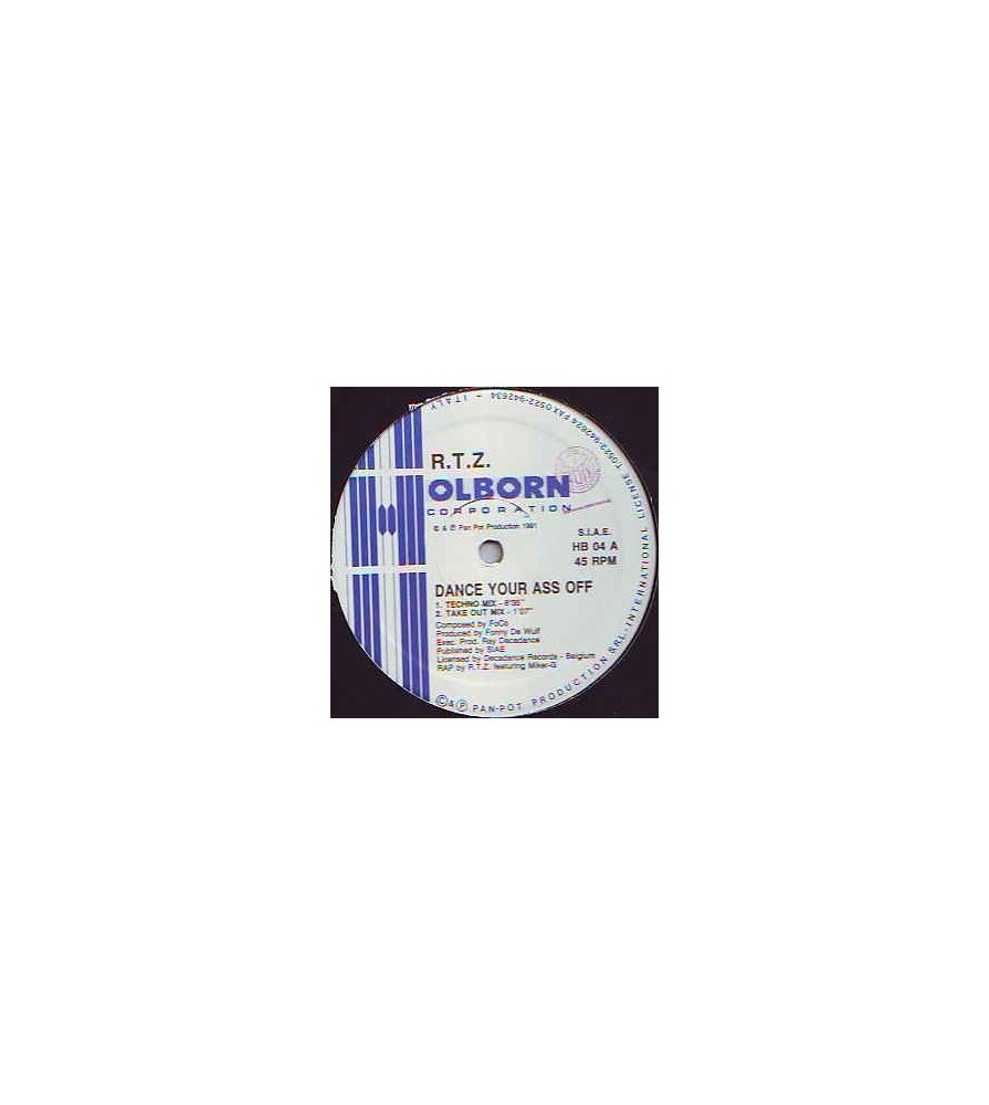 RTZ – Dance Your Ass Off (IMPORT)