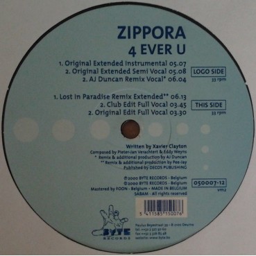 Zippora ‎– 4 Ever U 