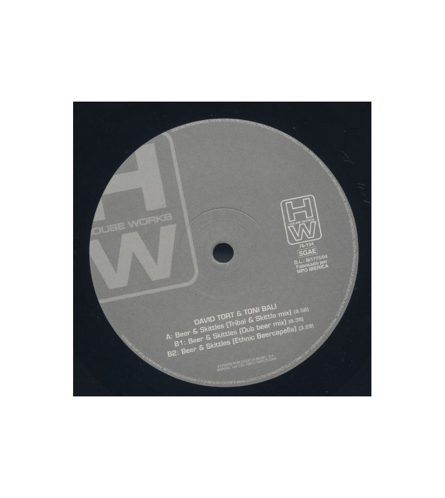 David Tort & Toni Bali ‎– Beer & Skittles