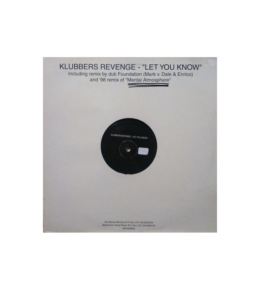 Klubbers Revenge ‎– Let You Know 