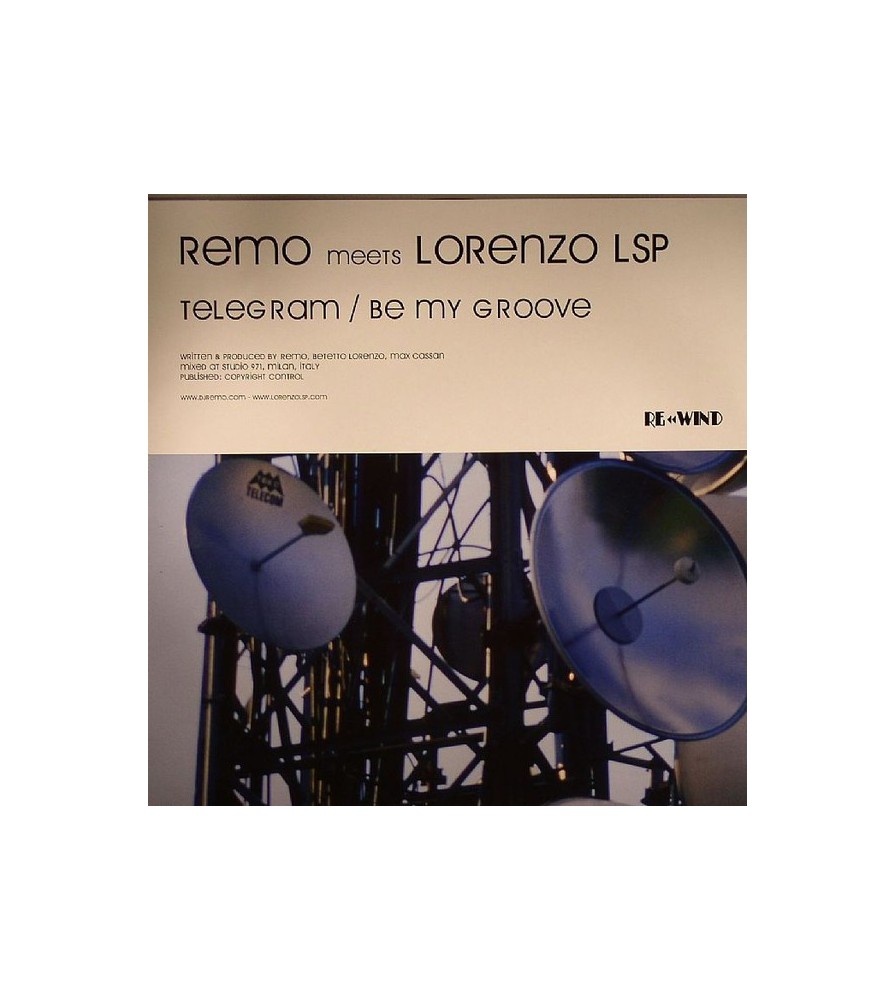 Remo Meets Lorenzo LSP ‎– Telegram / Be My Groove 