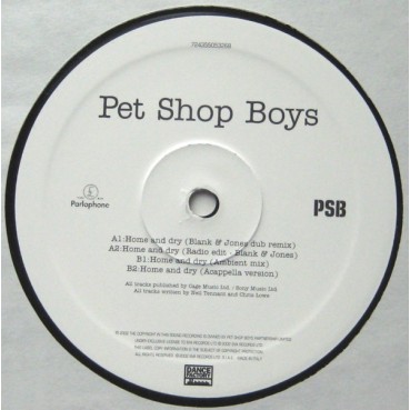 Pet Shop Boys ‎– Home And Dry 