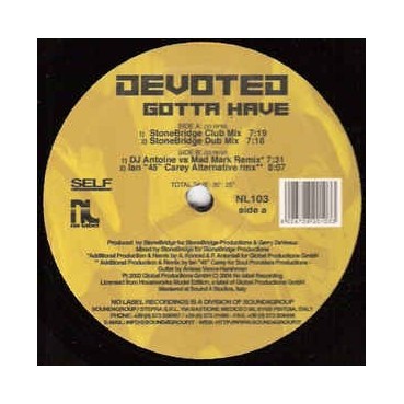 Devoted ‎– Gotta Have