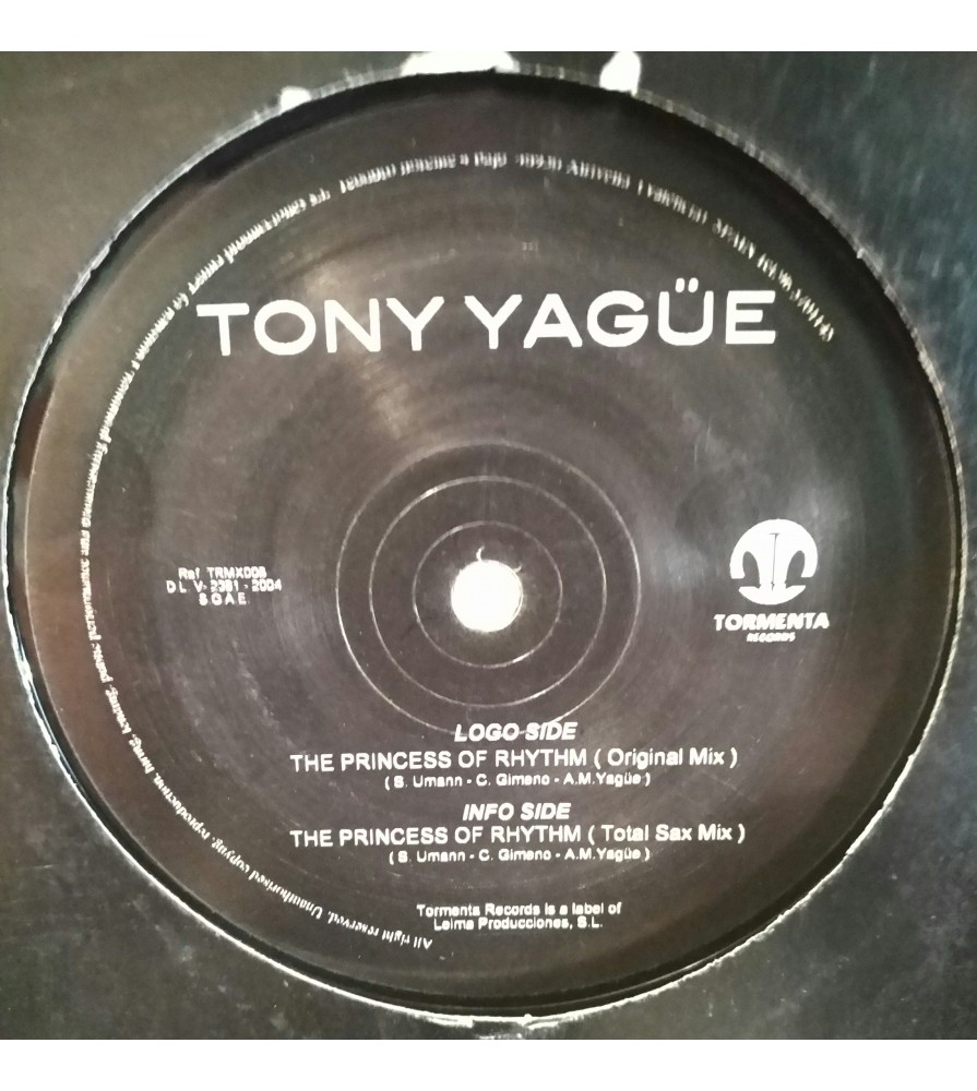 Tony Yagüe ‎– The Princess Of Rhythm