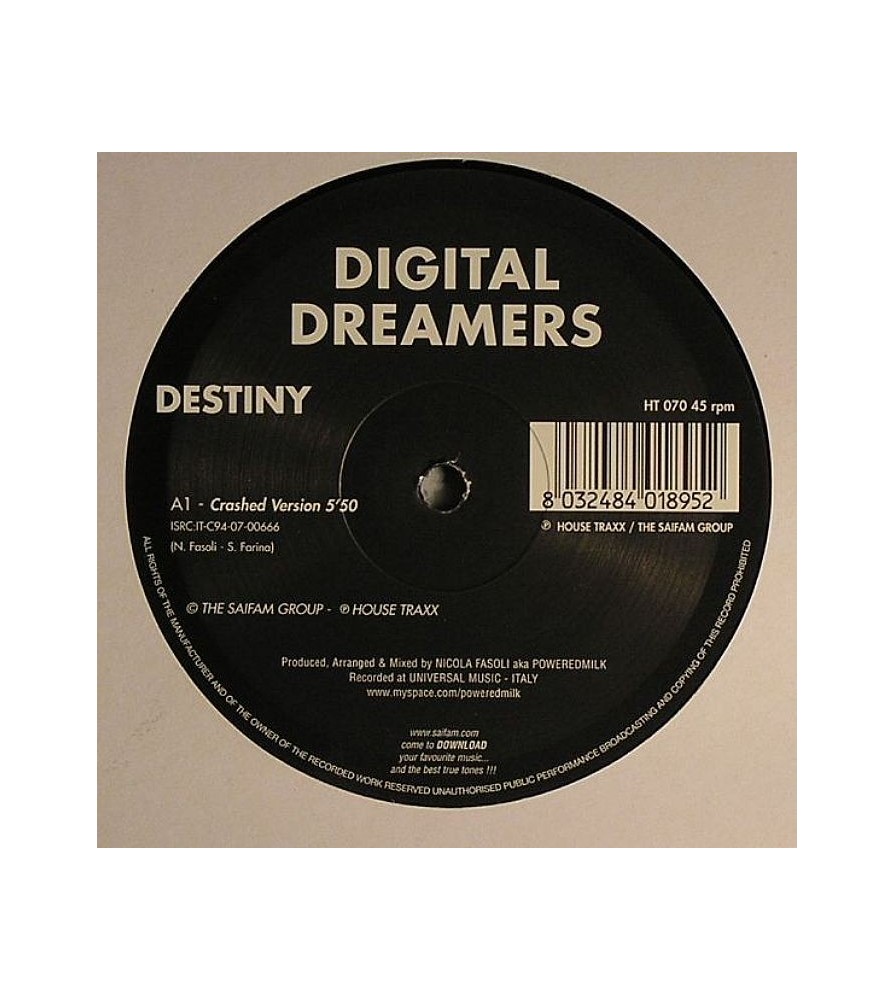 Digital Dreamers ‎– Destiny