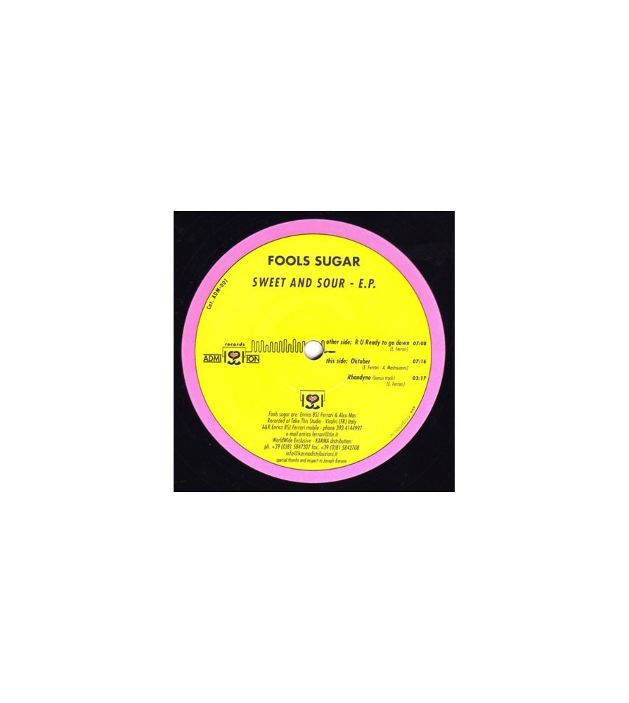 Fools Sugar ‎– Sweet And Sour EP