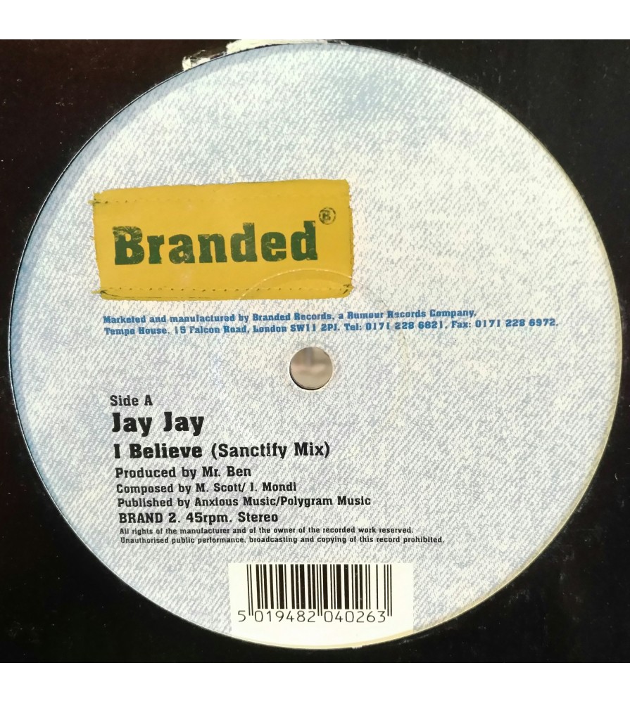 Jay Jay ‎– I Believe