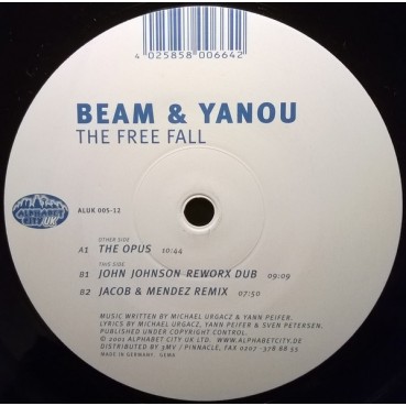 Beam & Yanou ‎– The Free Fall (ALPHABET CITY UK)