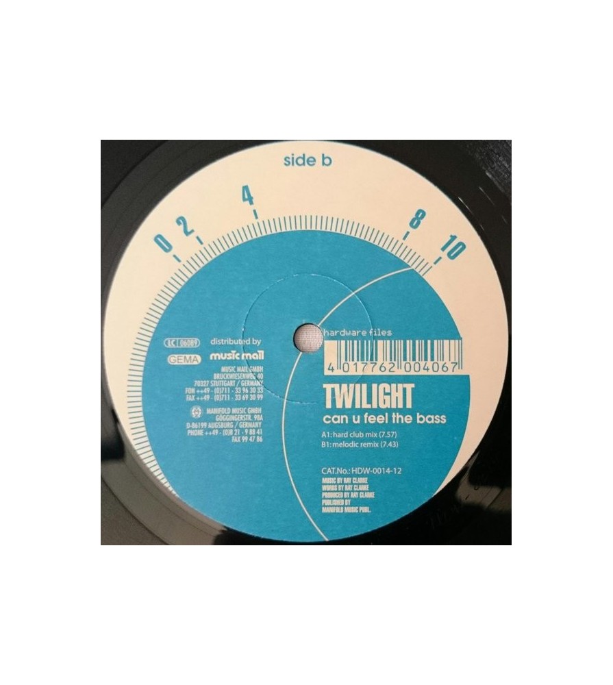 Twilight ‎– Can U Feel The Bass