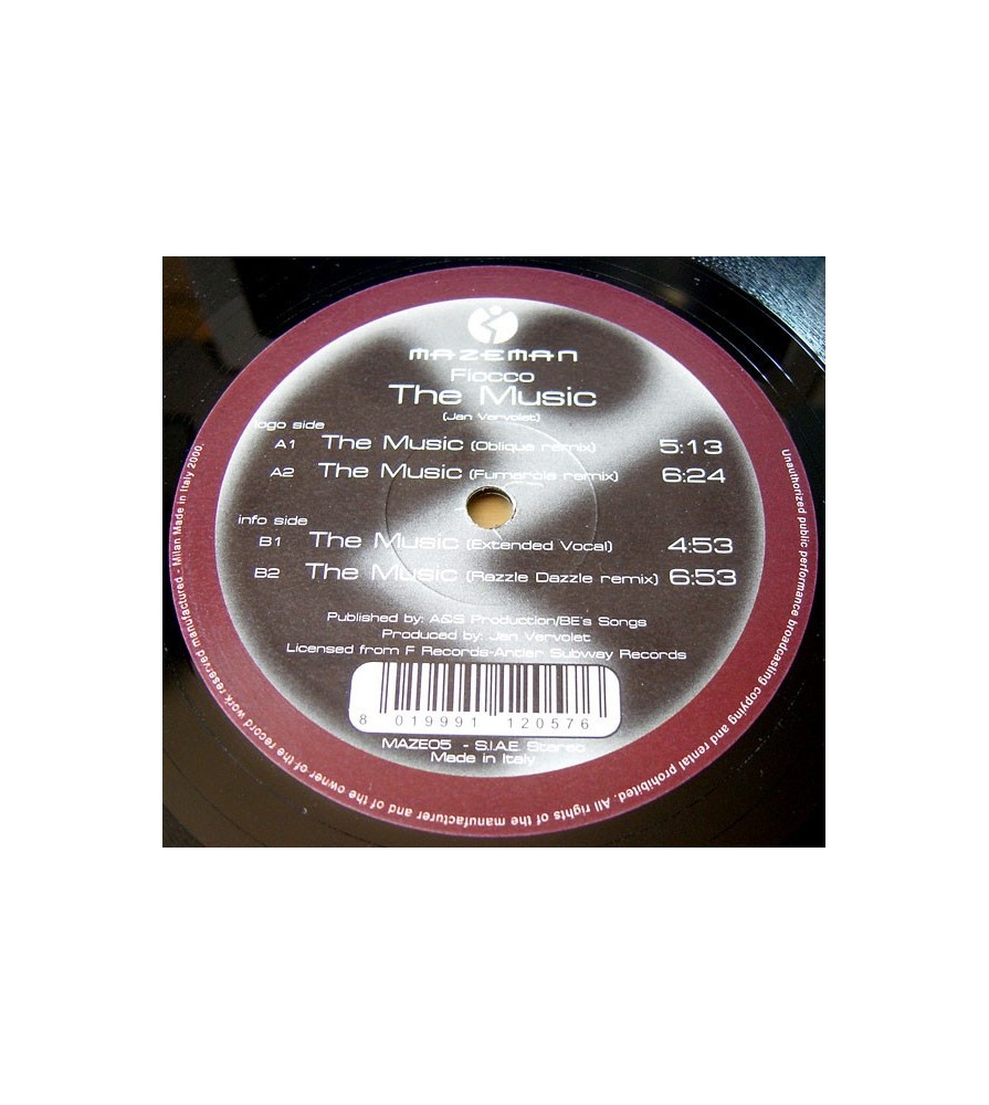 Fiocco - The Music (COPIA IMPORT MELODIÓN¡¡)