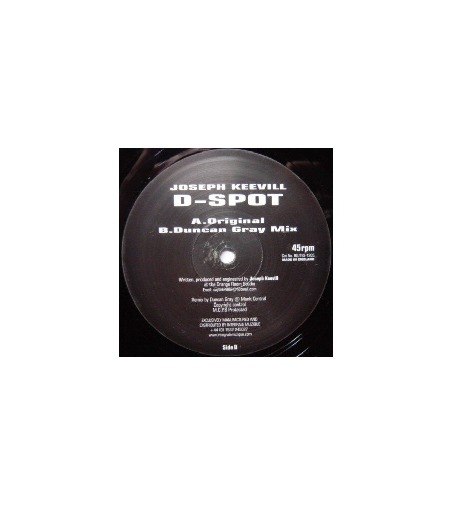 Joseph Keevill ‎– D-Spot 