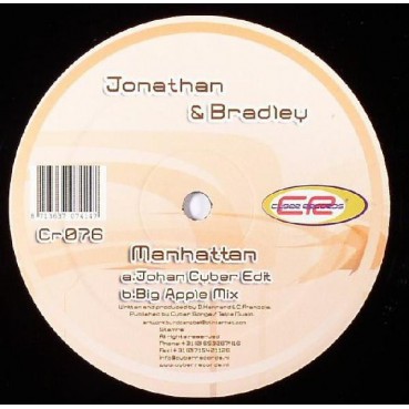 Jonathan & Bradley ‎– Manhattan