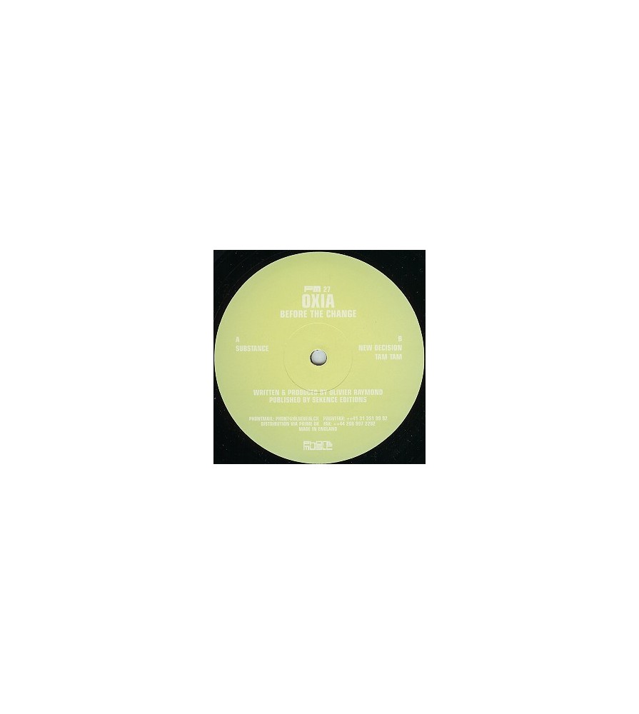 Oxia ‎– Before The Change 