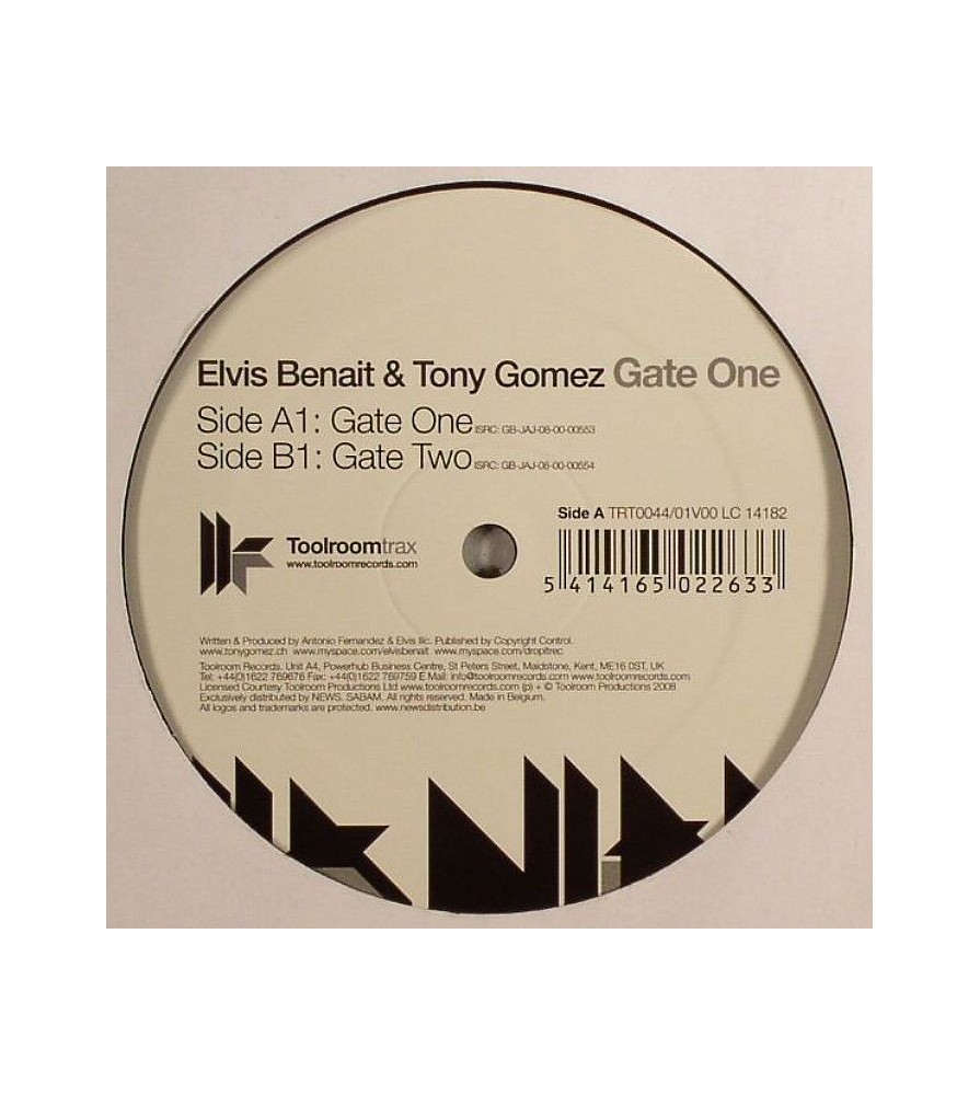 Elvis Benait & Tony Gomez ‎– Gate One