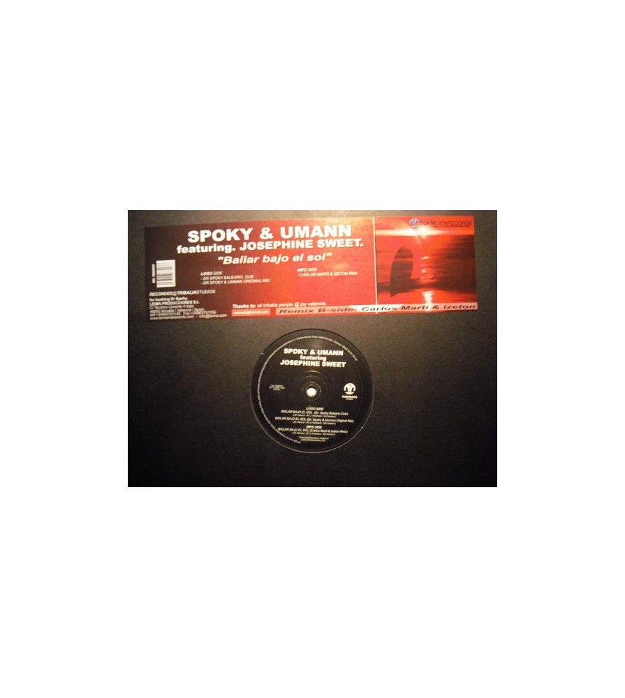 Spoky & Umann Featuring Josephine Sweet ‎– Bailar Bajo El Sol 