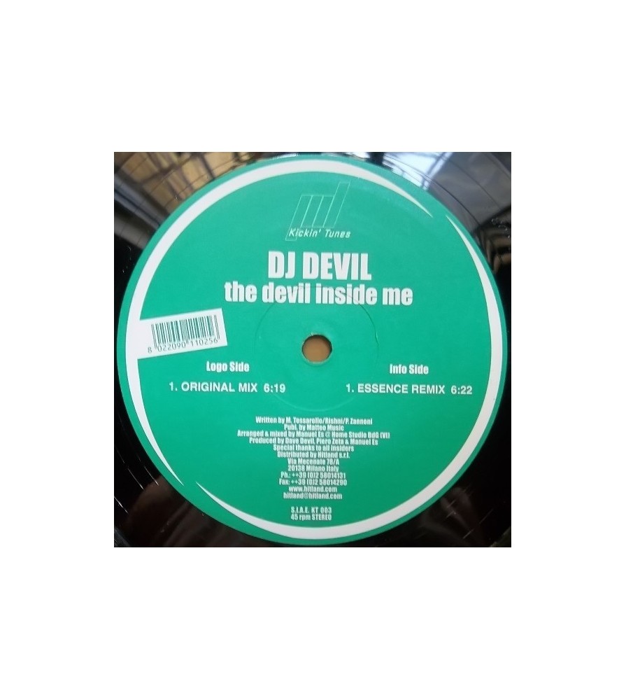 DJ Devil ‎– The Devil Inside Me