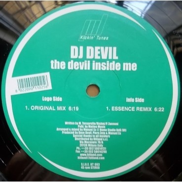 DJ Devil ‎– The Devil Inside Me