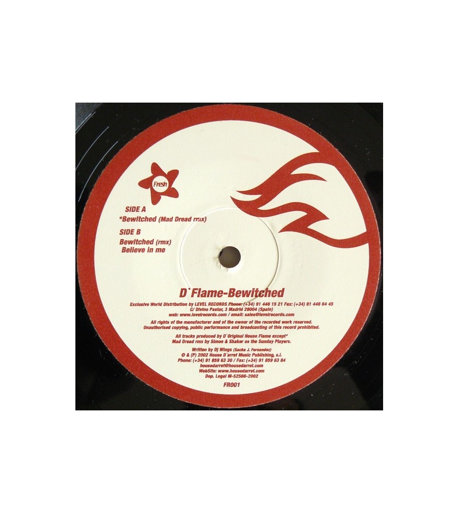 D'Flame ‎– Bewitched 