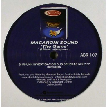 Macaroni Sound ‎– The Game 