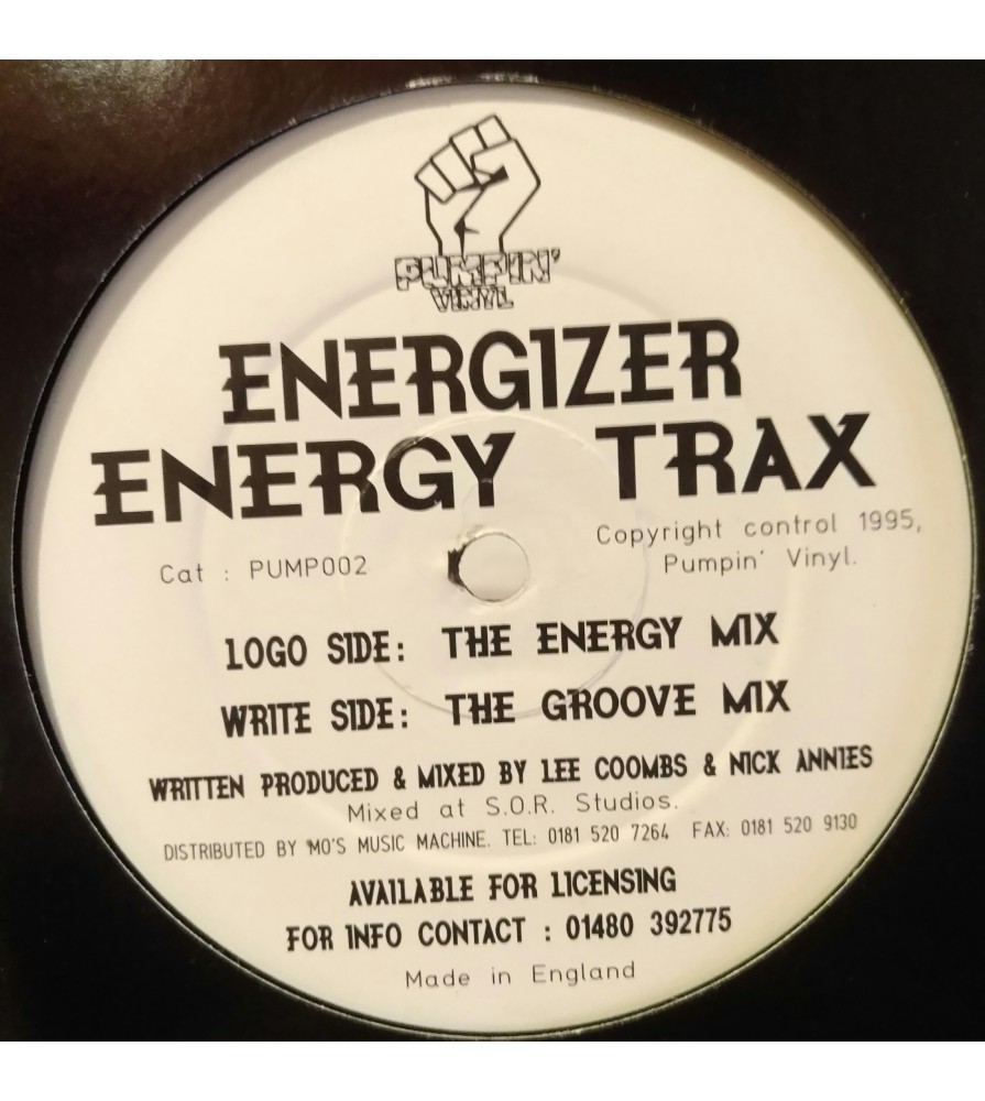 Energizer ‎– Energy Trax 