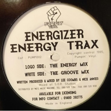 Energizer ‎– Energy Trax 