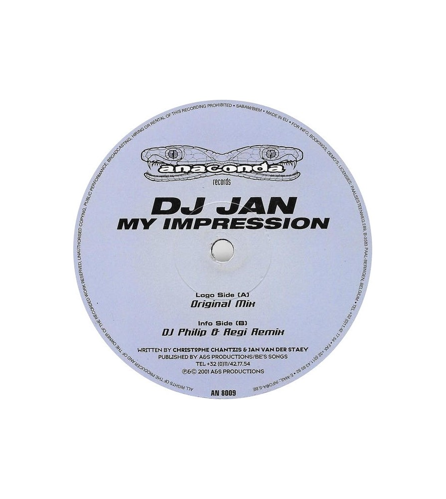 DJ Jan ‎– My Impression