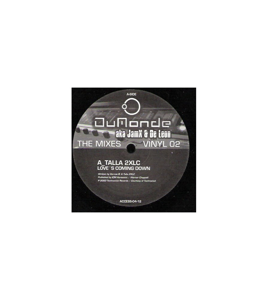 DuMonde AKA JamX & De Leon ‎– The Mixes - Vinyl 02 