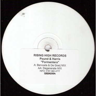Pound & Harris ‎– Formentera (importación)