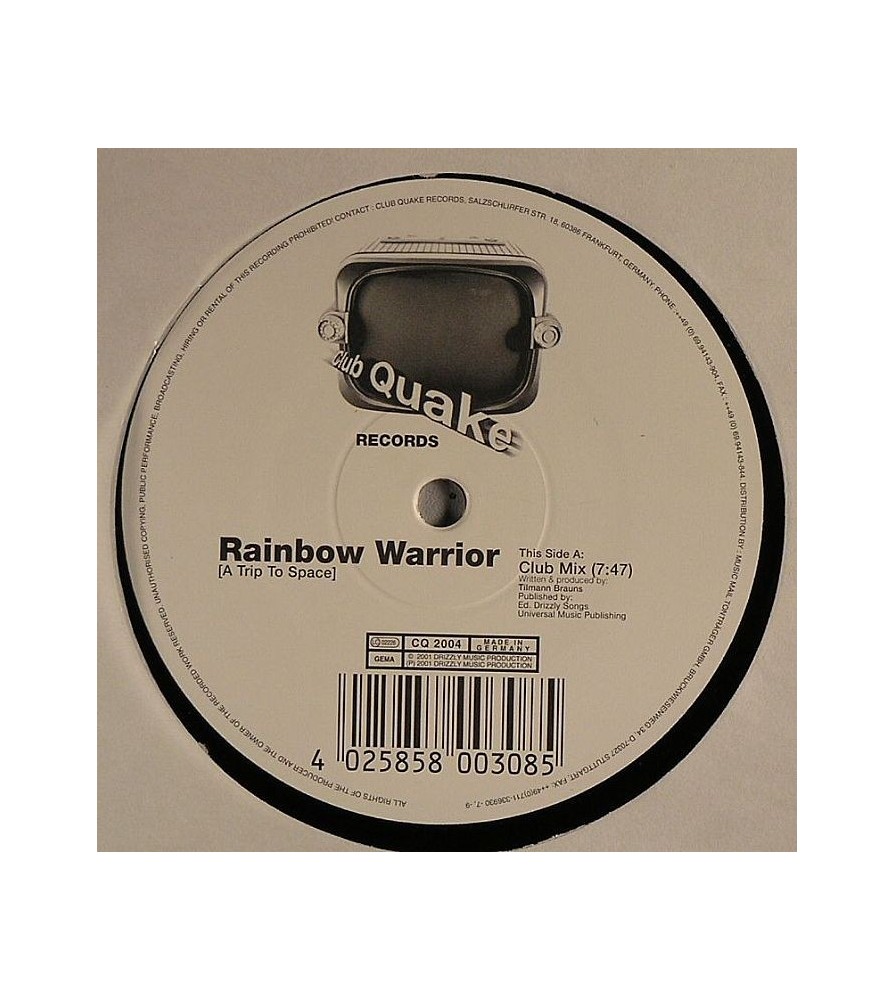 Rainbow Warrior ‎– A Trip To Space