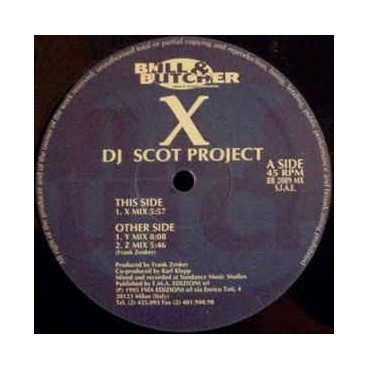 DJ Scot Project ‎– X 