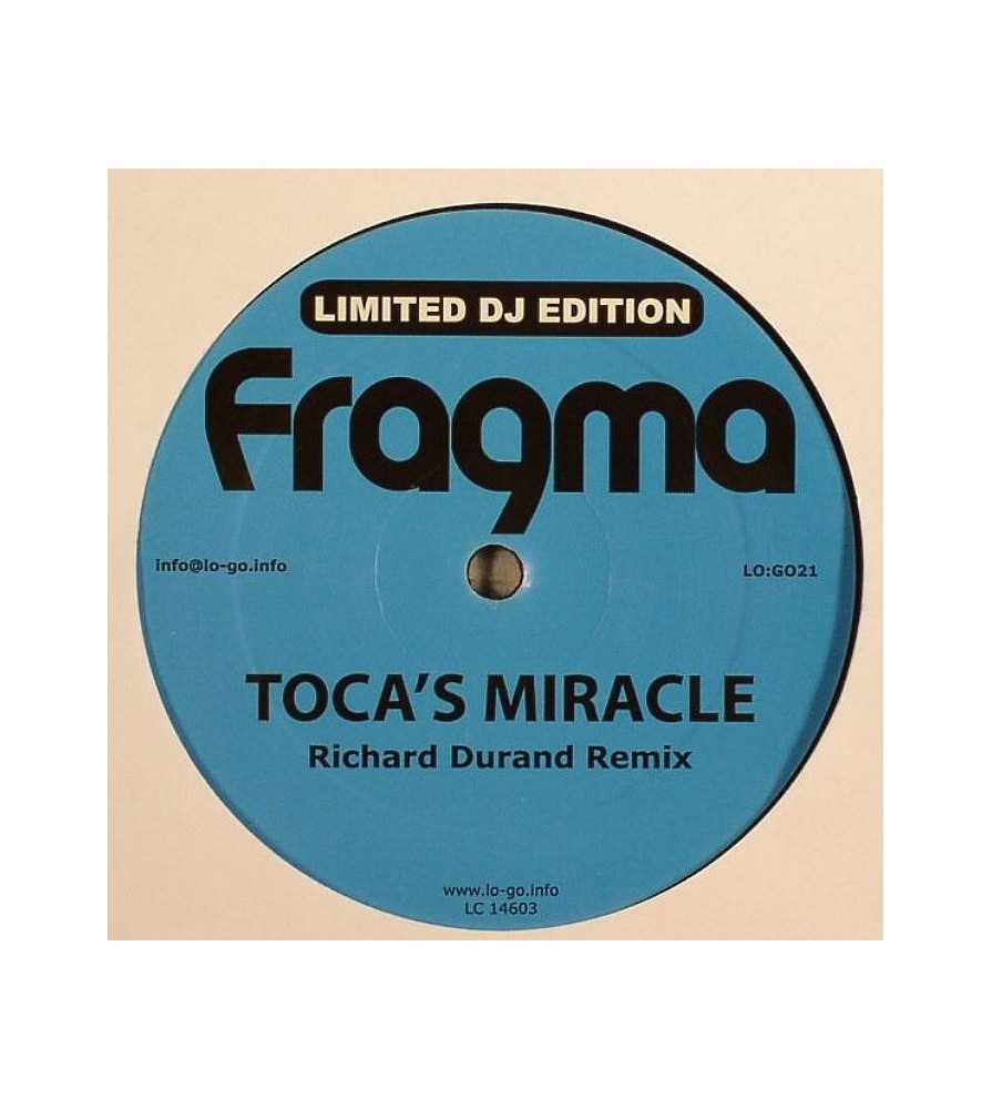 Fragma ‎– Toca's Miracle / Deeper 