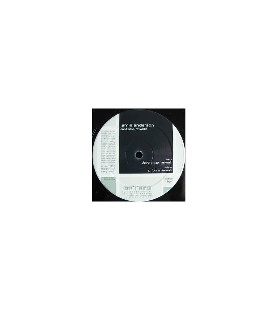  Jamie Anderson ‎– Can't Stop Reworks 