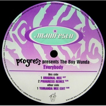 The Progress Presents Boy Wunda  - Everybody (BASE MÍTICA DEL 98¡¡¡)