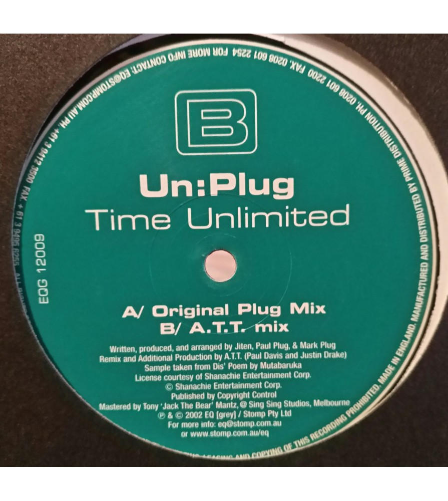 Un:Plug ‎– Time Unlimited 