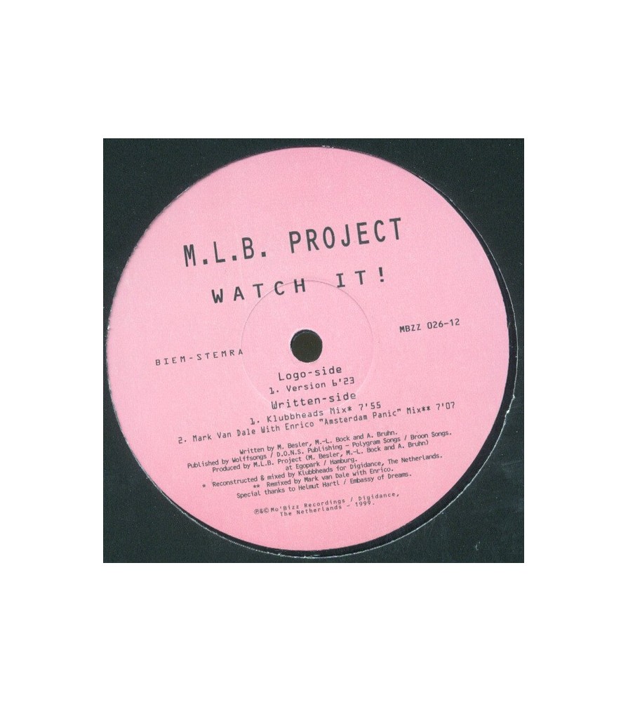 M.L.B. Project ‎– Watch It