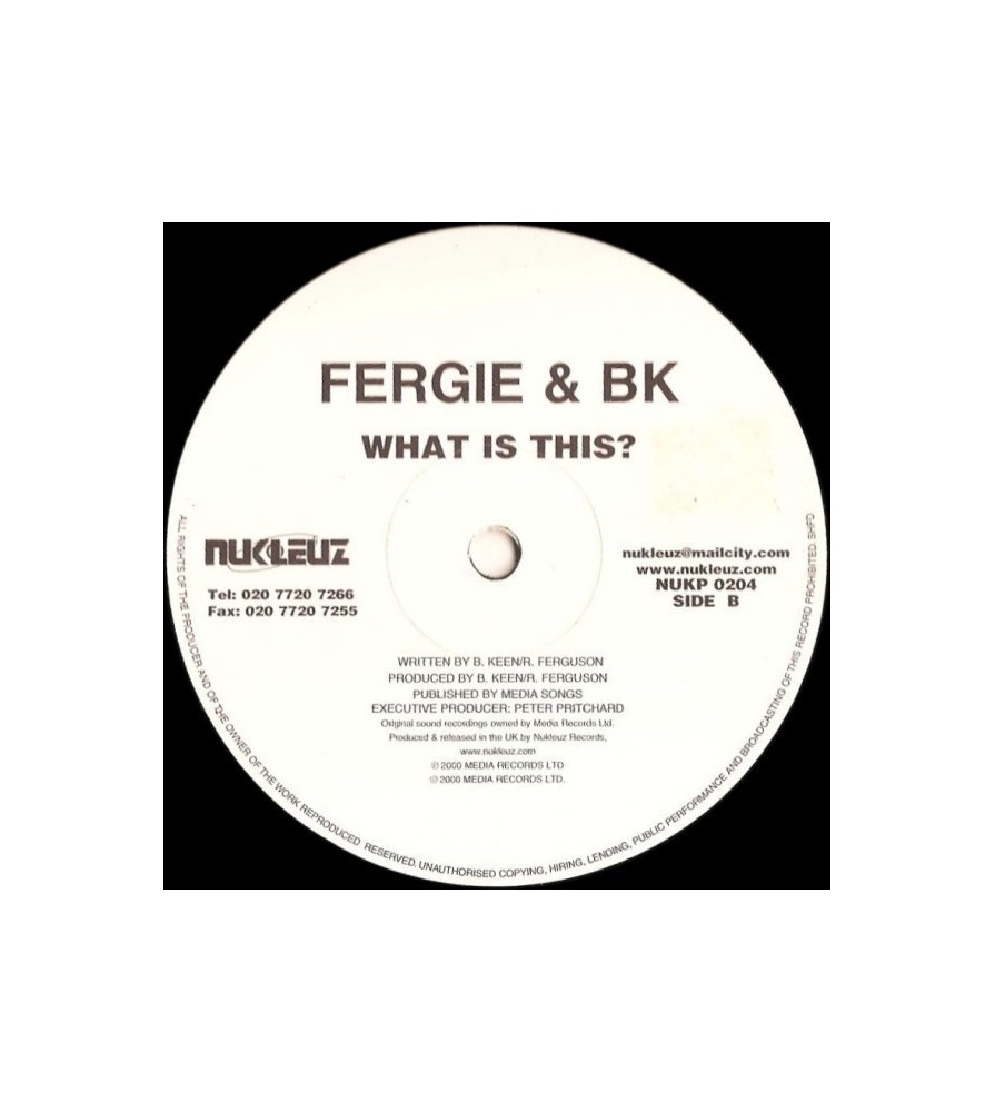 Fergie & BK ‎– House Of Pain 
