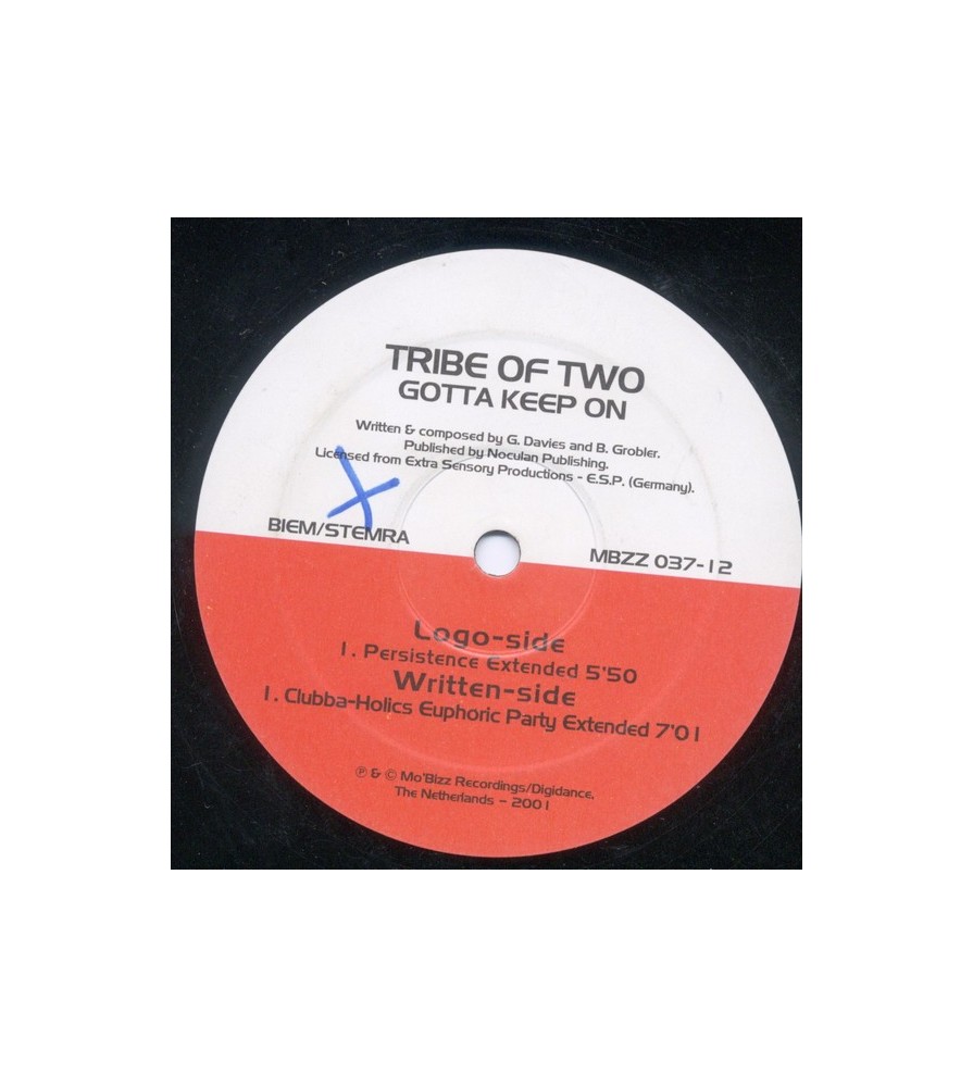 Tribe Of Two ‎– Gotta Keep On 