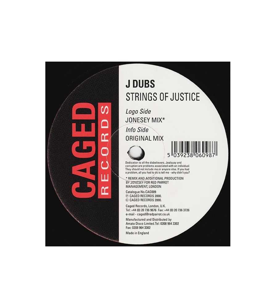 J Dubs ‎– Strings Of Justice