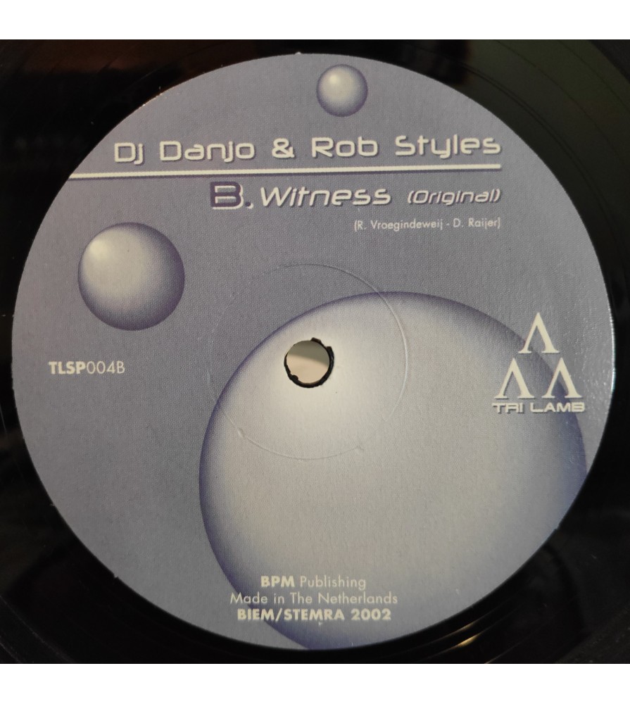 DJ Danjo & Rob Styles ‎– Witness 