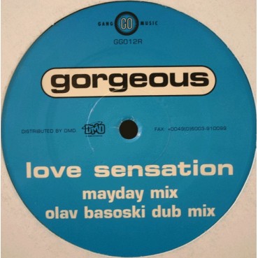 Gorgeous ‎– Love Sensation (Remixes) 