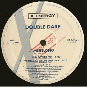 Double Dare - We Belong (TEMAZO ITALO-DANCE¡¡)